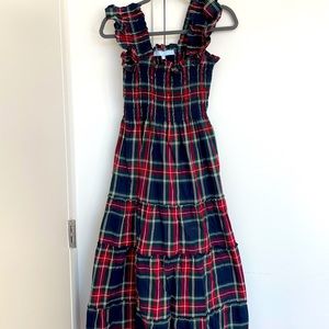 Hill House Ellie Nap Dress - Navy Tartan